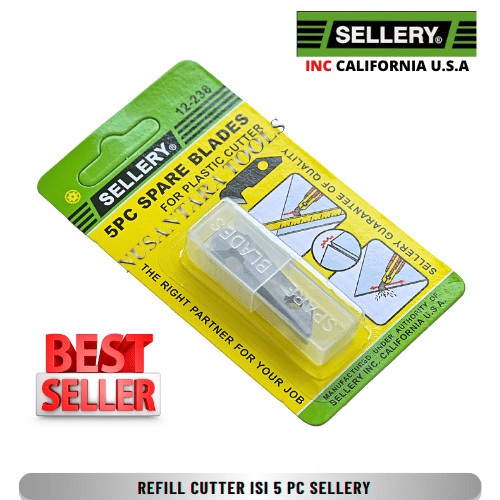 

Spare Blade Cutter Acrylic 5 Pcs Sellery / Refill Mata Cutter 12-238