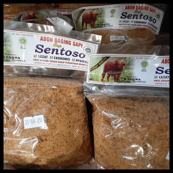 

ABON SAPI CAP SENTOSA BOYOLALI KEMASAN 1 KG. KODE 556