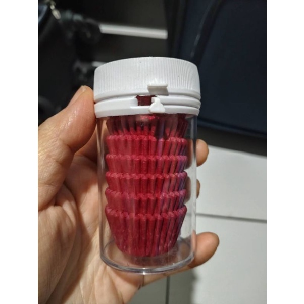 

Paper Cup Case Small Warna Merah untuk Nastar isi 200pcs