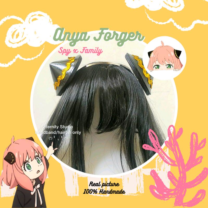 [PRE-ORDER] SPY X FAMILY HAIR PIN DEFAULT ANYA FORGER HANDMADE