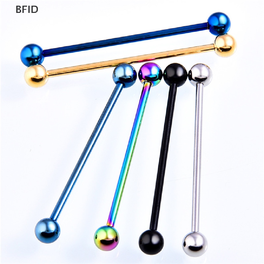 [BFID] Surgical Steel Industrial Bar Scaffold Ear Barbell Ring Wanita Perhiasan Bedah Baja Industrial Bar Scaffold Ear Barbel Cincin Wanita Perhiasan2018 Surgical Steel Industria