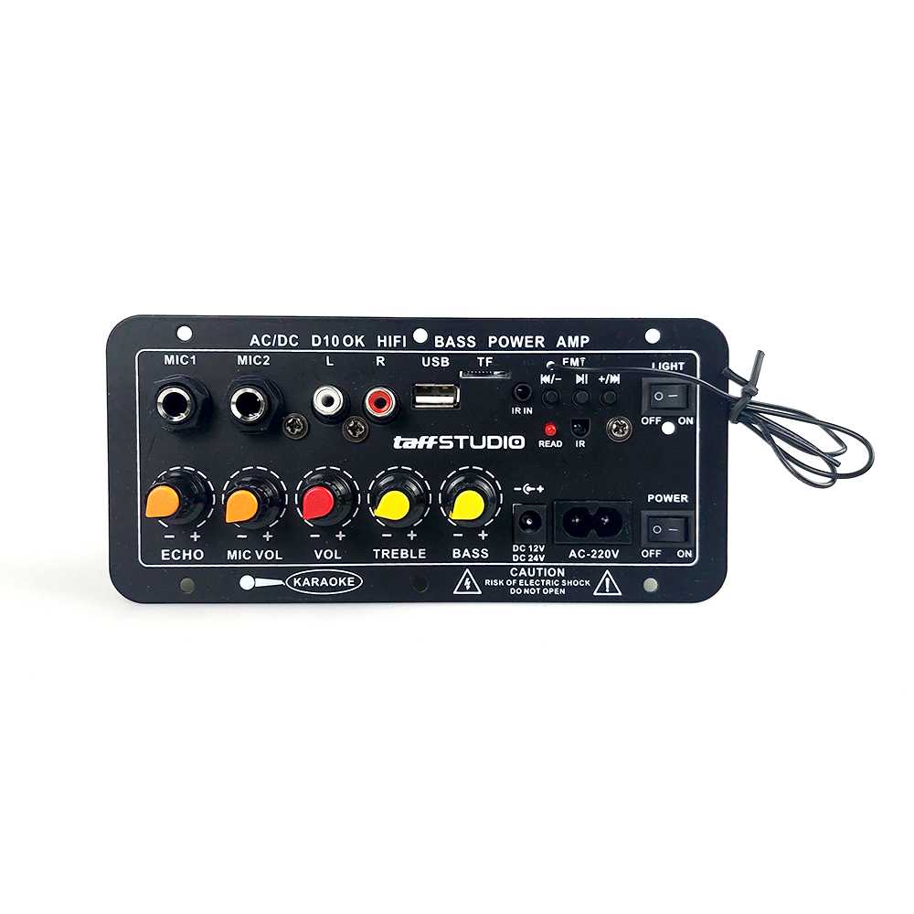 TaffSTUDIO Amplifier Board Audio Bluetooth USB FM Subwoofer DIY 400W - D10OK