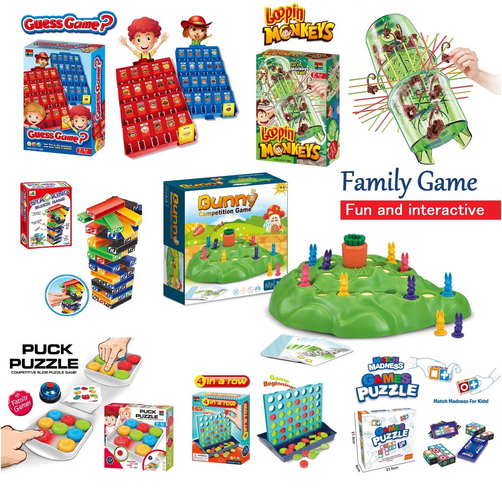 Board Game Permainan Papan Permainan Keluarga Banyak Pilihan