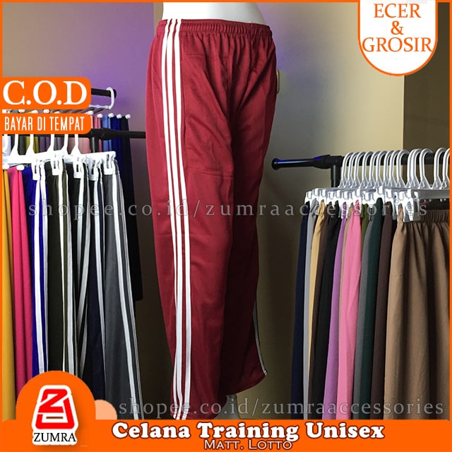 Celana Olahraga Unisex Panjang Training Matt Lotto Ringan