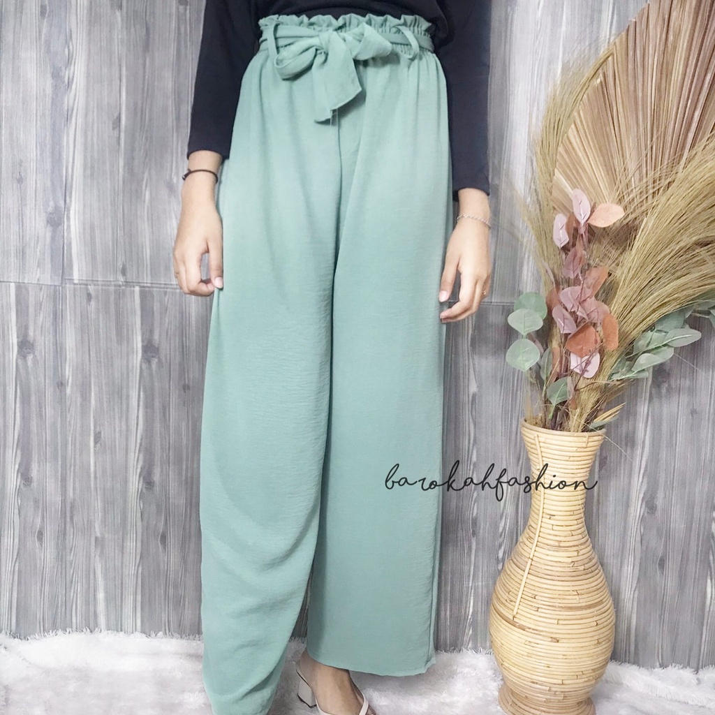 CELANA KULOT CRINKLE/CELANA PANJANG WANITA/CELANA KULOT HIGHWAIST/CELANA KULOT