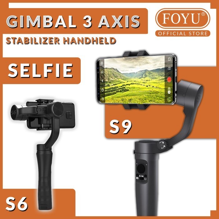 Smartphone Gimbal Stabilizer Phip S6 & S9 Foldable Original #Original