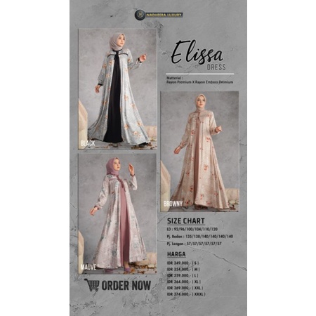 ELISSA DRESS - NADHERA LUXURY