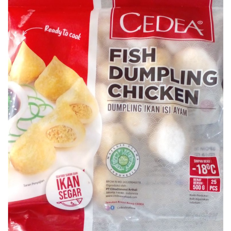 

Cedea fish dumpling chiken bakso ikan 500g