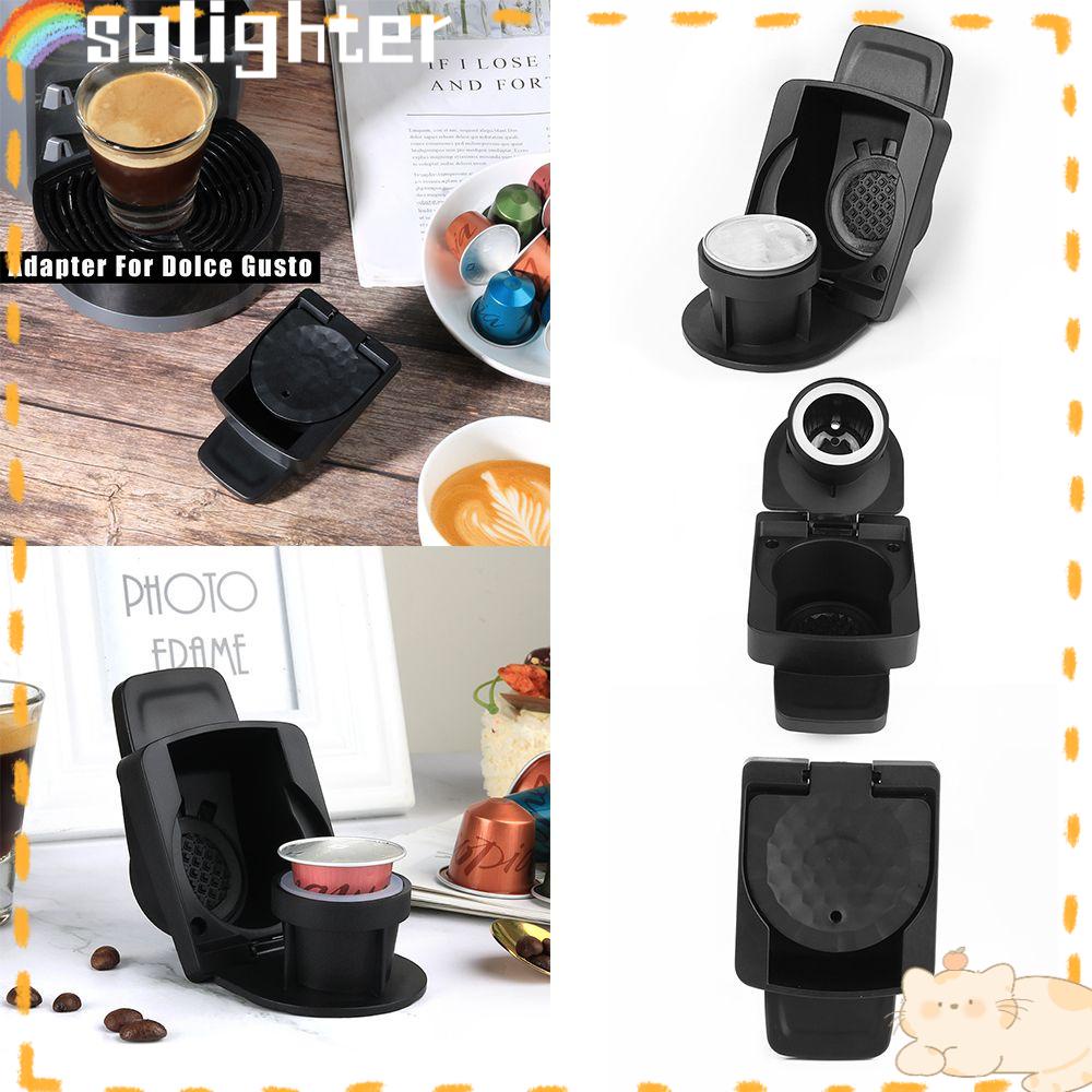 Solighter Coffee Capsule Adapter Alat Kopi Dekorasi Rumah Coffee Pods Cream Maker Ubah Ke Holder Kapsul Original