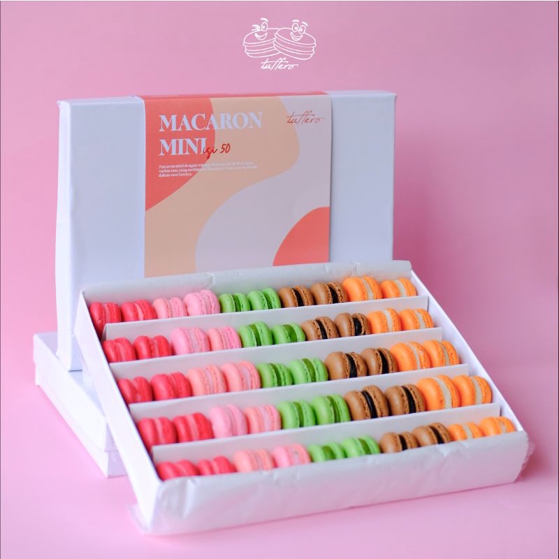 MACARON MINI ISI 50 MIX MACAROON KECIL