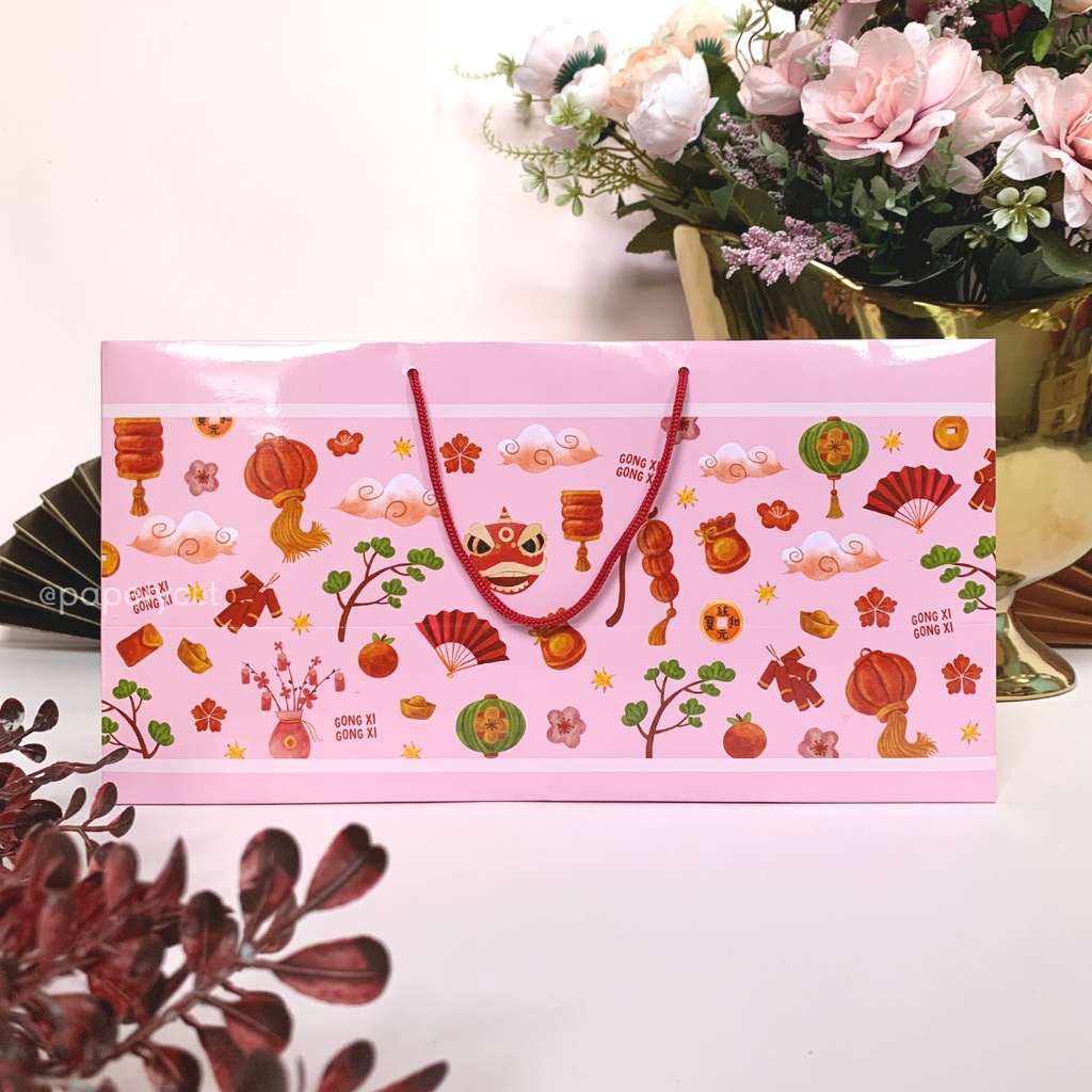 

Paperbag Kue Cookies - Imlek 33 x 13 x 17 cm - ECO