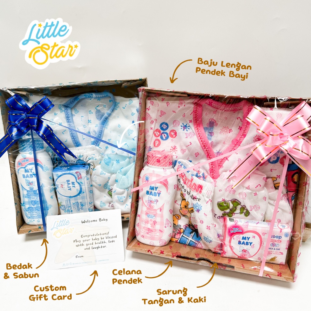 LS Hampers Bayi Kado Lahiran Newborn Paket Parcel Gift Set Baju Sabun