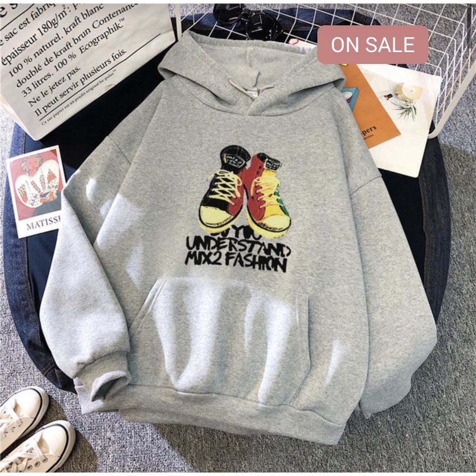 Sneakers  Sweater Hoodie Trendy II Sneakers Jumper Hoodie II Sweter Oblong Topi Sz M - XL ( Pria &amp; Wanita / Anak &amp; Dewasa )