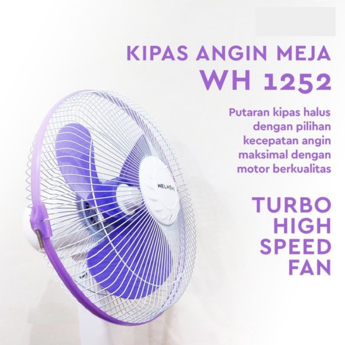 Kipas Angin Meja 12&quot; Welhome WH 1252