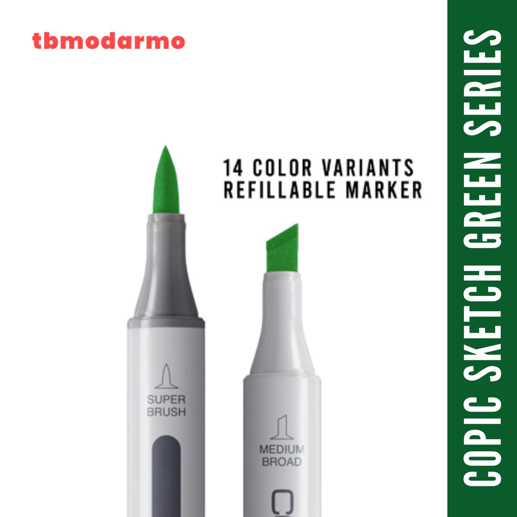 Copic Sketch Marker G (Green) Series CSM/G - Satuan