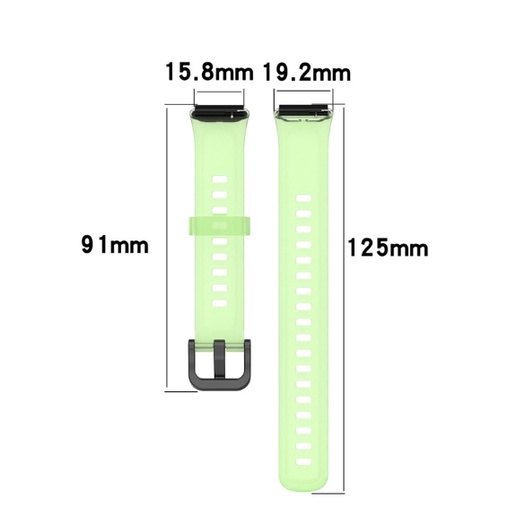 Strap Transparent Clear Color for HUAWEl band 6/Honor Band 6/Band 7