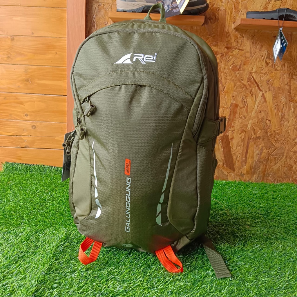 Tas Ransel Rei Galunggung 25L Daypack Arei Outdoorgear Original + Cover Bag