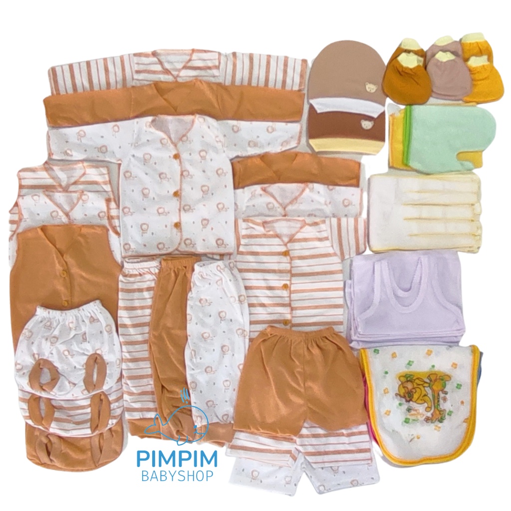 40 Pcs Paket Baju Bayi Baru Lahir LENGKAP HEMAT Paket Baju Bayi Newborn SNI Bahan Katun Halus Lembut Kado Hadia Lahiran