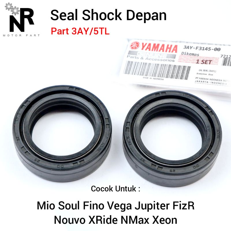 Seal Shock Sil Sok Depan Yamaha Mio Jupiter Vega R Soul FIZR Alfa Nouvo Seal Shock 5TL 3AY