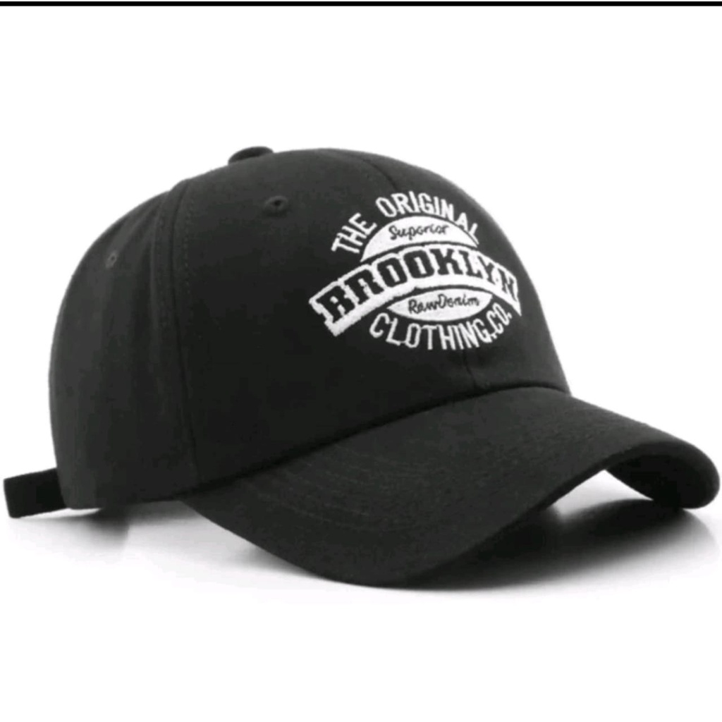 Topi Baseball Pria Wanita Bahan Drill