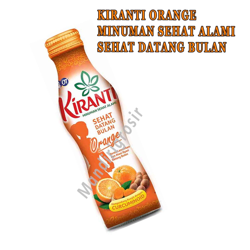 Minuman Sehat Alami * Kiranti * Minuman Sehat Datang bulan * Orange