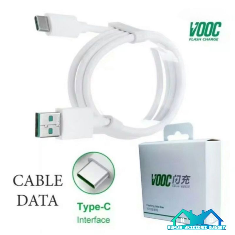 Kabel data ori OPPO VOOC MICRO USB TYPE-C fast charging