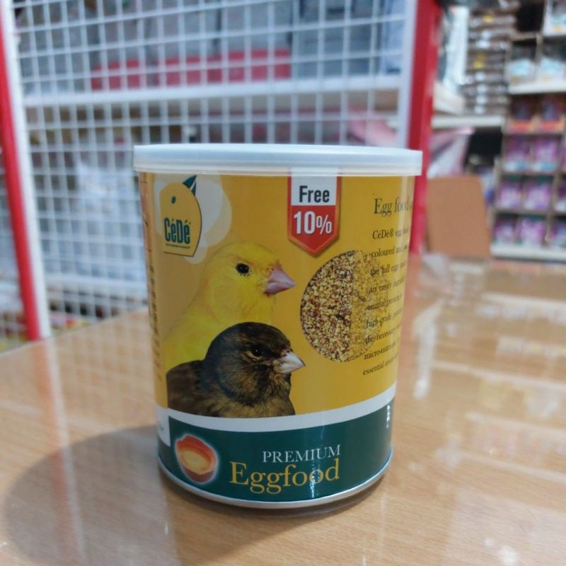 Cede Kenari 225gr Cede Premium Eggfood Kenari Pakan Burung Kenari Tambahan Telur/Eggfood