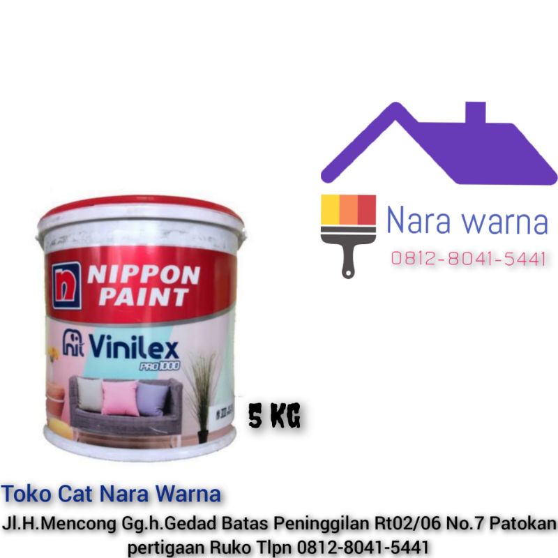 Jual Vinilex Pro 1000 Bs 9102 White 5Kg | Shopee Indonesia