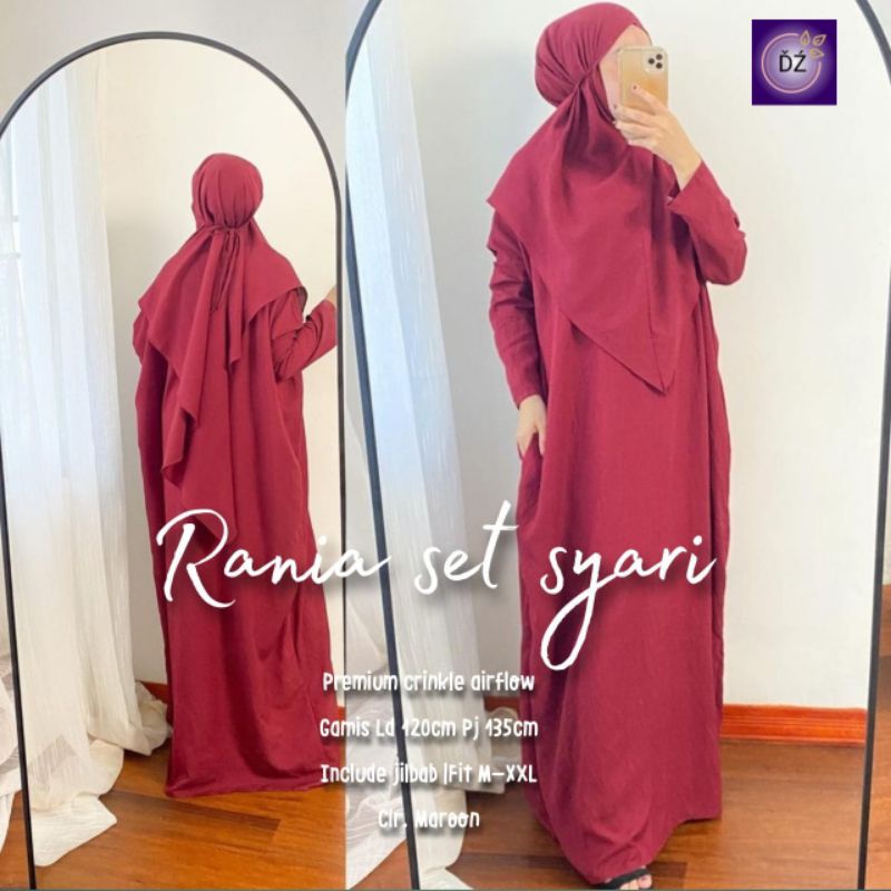 RANIA GAMIS SET SYARI TERBARU