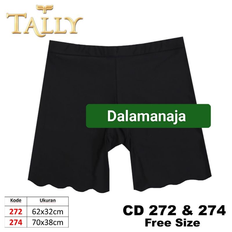 TALLY Celana Short Seamless Wanita 272-274 free Size fit to L-XL