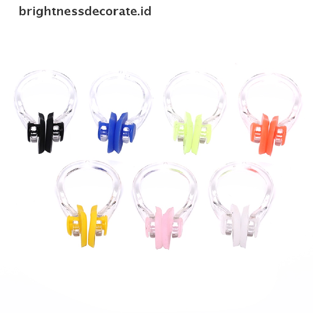 [Birth] Nose Clip Kotak Silikon Lembut Dan Nyaman Jepit Hidung Renang Anak Dewasa [ID]