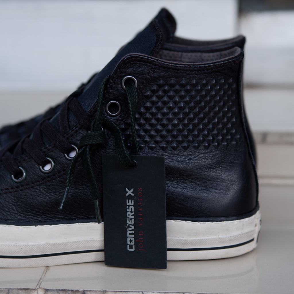 John Varvatos x  Converse Chuck Taylor Hi Embossed Studded