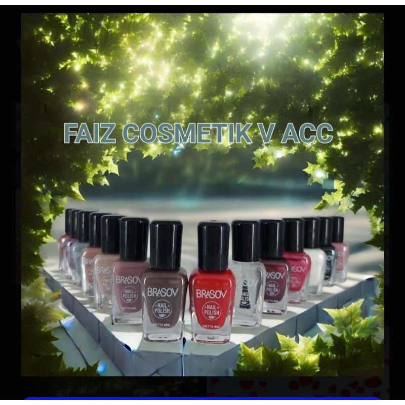 BRASOV Kutek Halah/Cat Kuku Nail Polish 8ml/BPOM [murah]