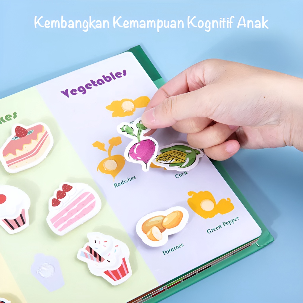 Quiet Book | Buku Aktifitas Keterampilan Anak | Mainan Edukasi Anak Laki Laki | Hadiah Ulang Tahun Anak Cowok 3-4-5-6 Tahun