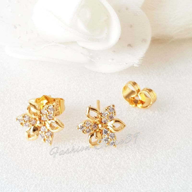 Anting Tusuk Xuping Import Fashion anting Tusuk Xuping yaxiya lapis emas 18K