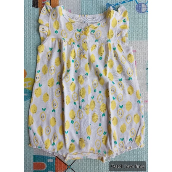 PRELOVED pakaian anak baju bayi perempuan romper dan set dress bayi catell love size 6 dan 9 bulan