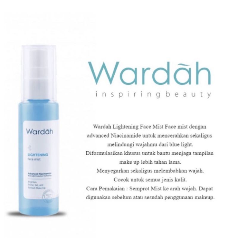 MFI - WARDAH LIGHTENING FACE MIST 60 ML