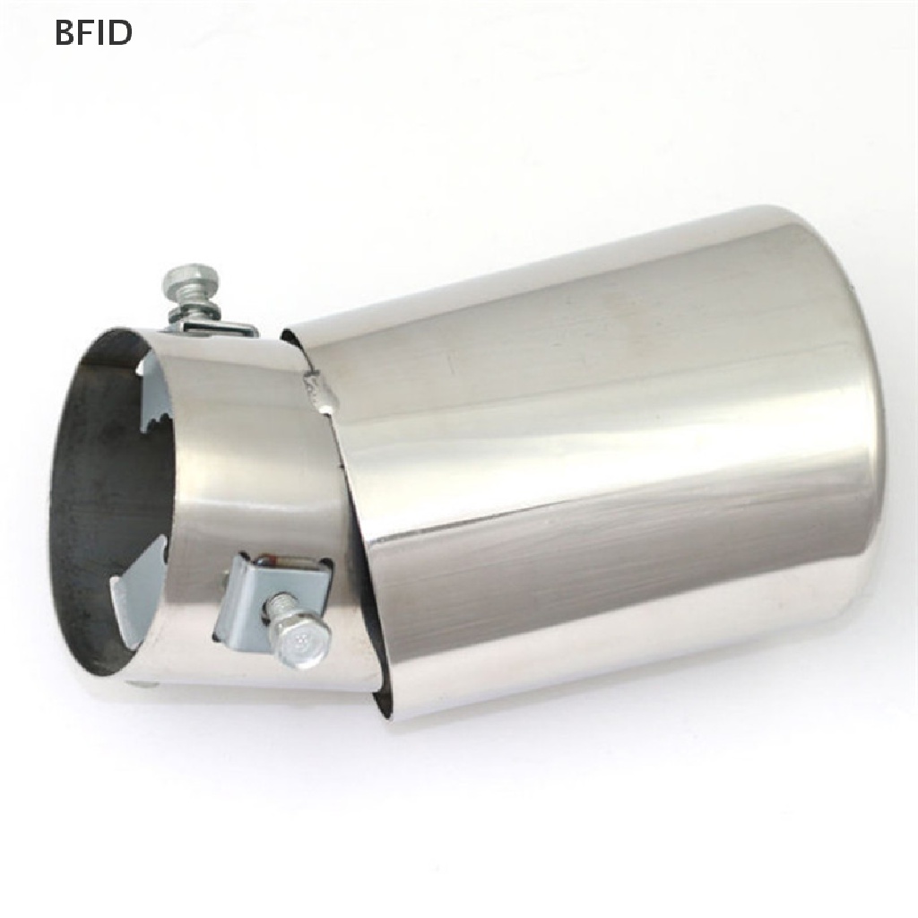 [BFID] Pipa Tip Knalpot Knalpot Ekor Knalpot Mobil Universal Bulat Bengkok Stainless Steel Chrome [ID]