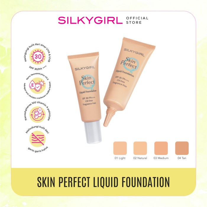 SILKYGIRL Skin Perfect Liquid Foundation 04 Tan 25ml