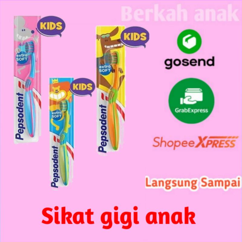 Sikat gigi pepsodent / sikat gigi anak pepsodent extra soft