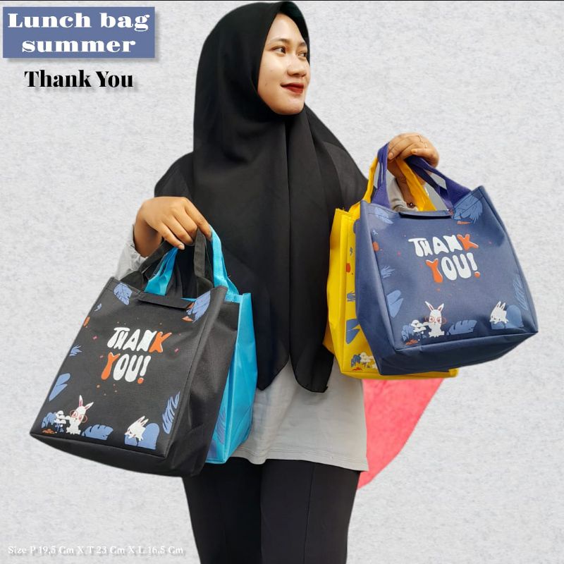 SZ MEDIUM LUNCH BAG SUMMER TAS BEKAL UNIK