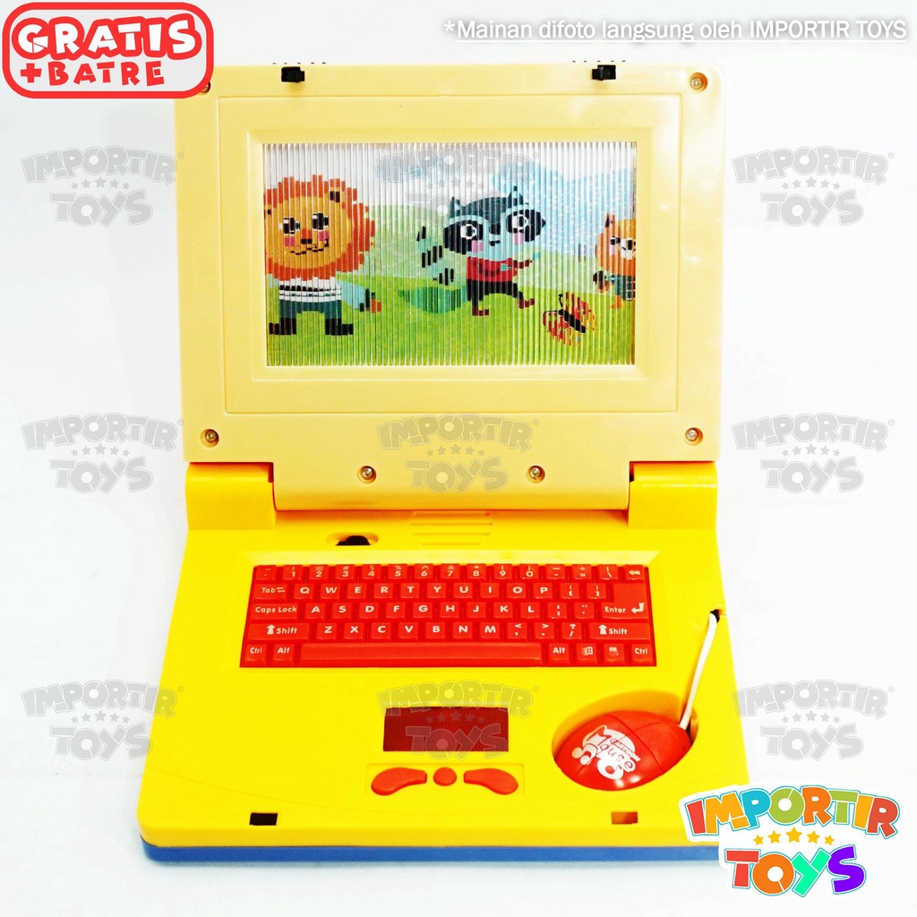 Mainan Eduakasi Bayi Laptop Learning Machine Bermusik dan animasi