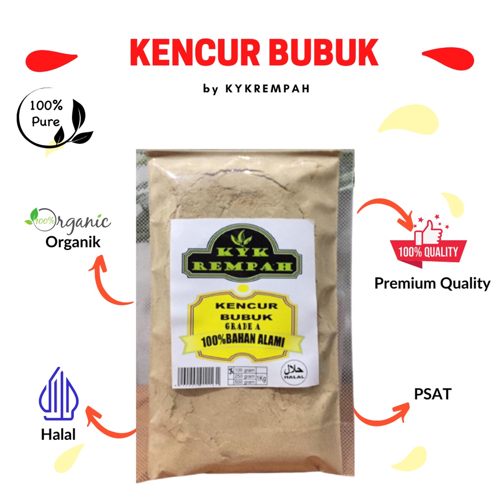 

KENCUR BUBUK [500 GRAM] - produksi sendiri