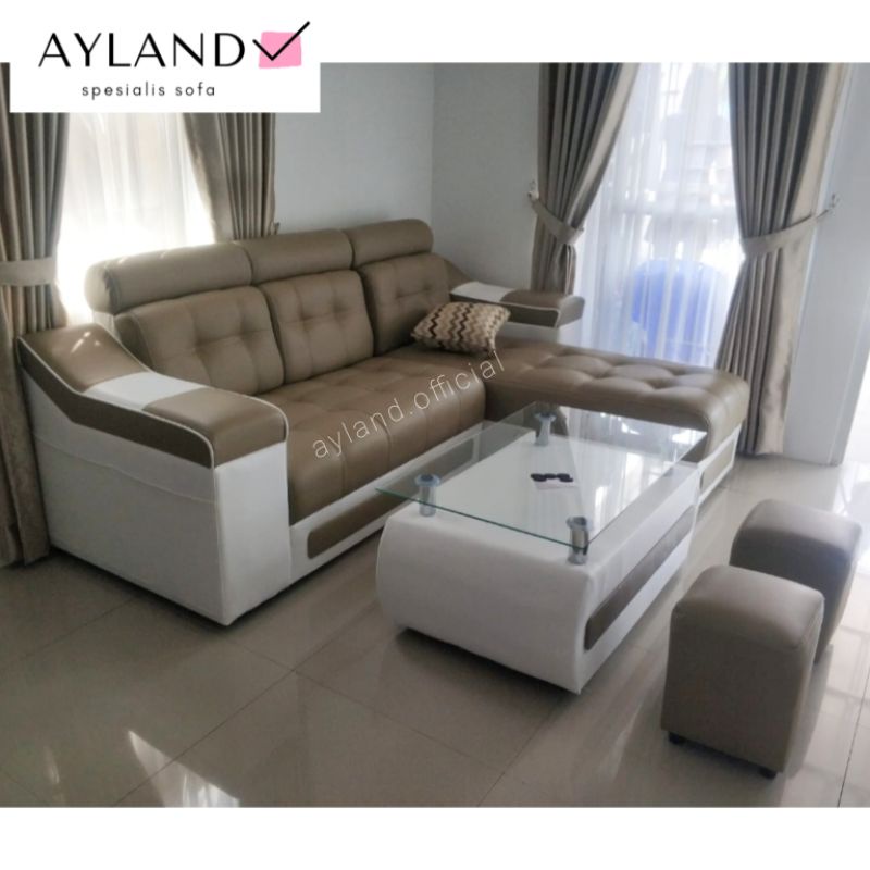 Sofa Minimalis Ruang Tamu Kekinian Leter L