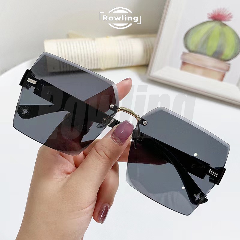 Rowling(ka-323)Sunglasses  Kacamata Hitam No frame Women Sunglasses  New Arrival Import Kacamata Gaya Fashion