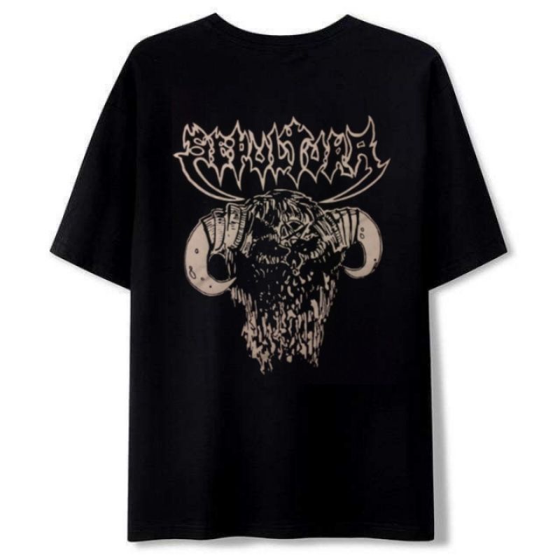 KAOS MUSIK KAOS BAND METAL SEPULTURA CUSTOM