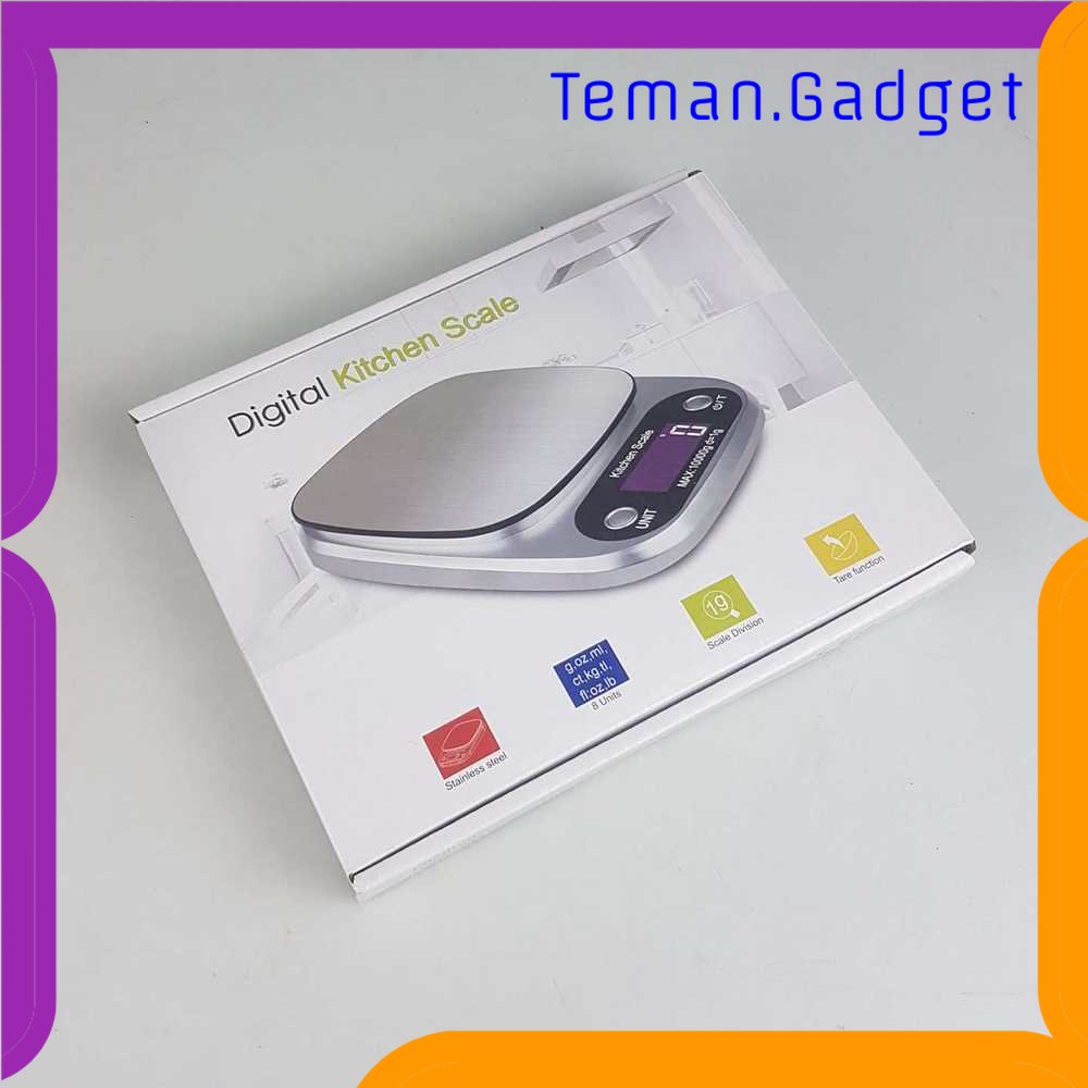 TG - DPR Taffware Digipounds Timbangan Dapur Mini Digital 10kg Akurasi 1g - Z2S