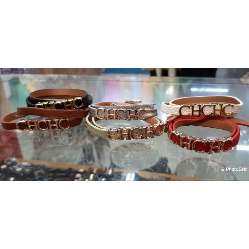 Gelang kulit branded band model lilit Gelang kulit CH import 991
