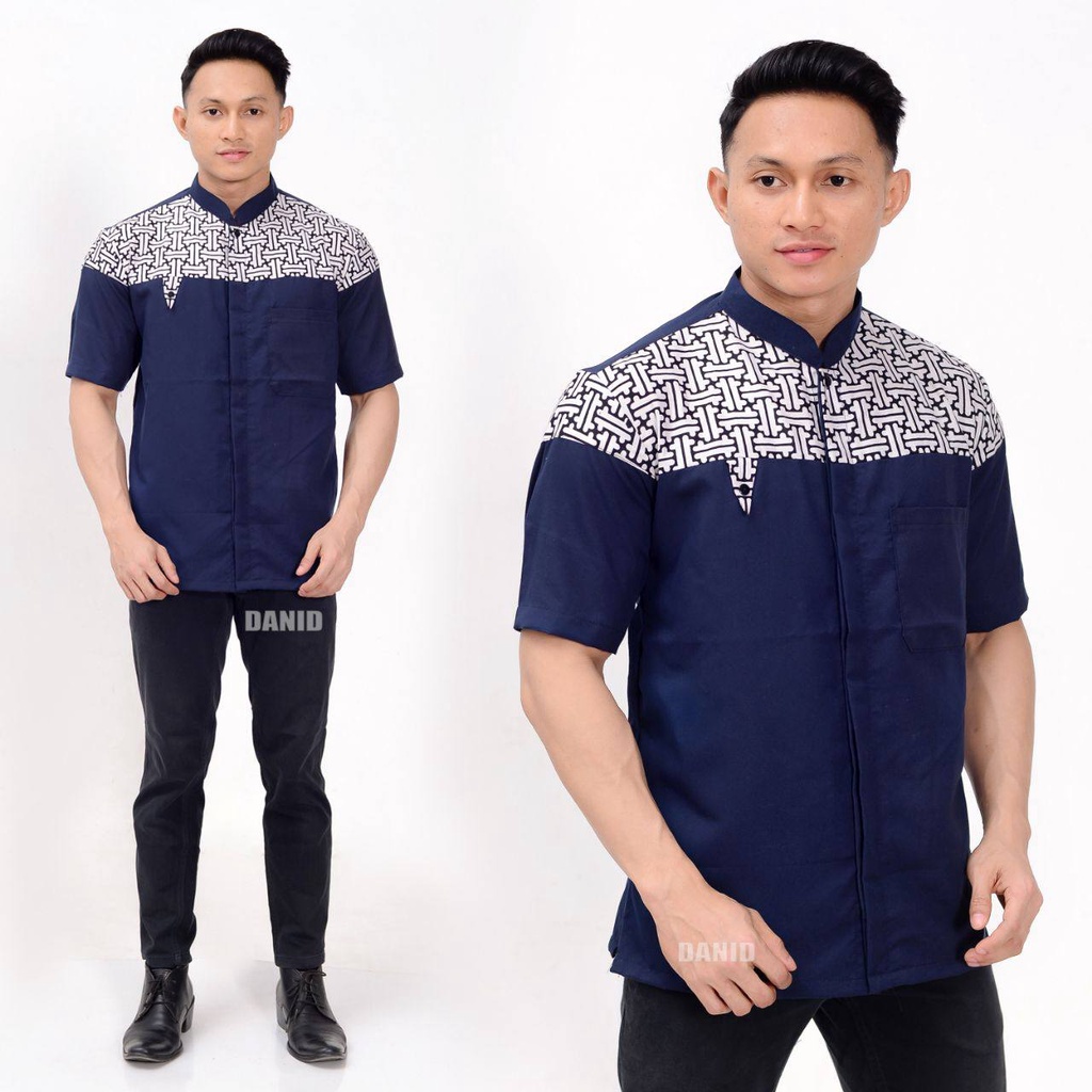 new baju koko pria kurta lengan pendek original tajol koko pasar turi