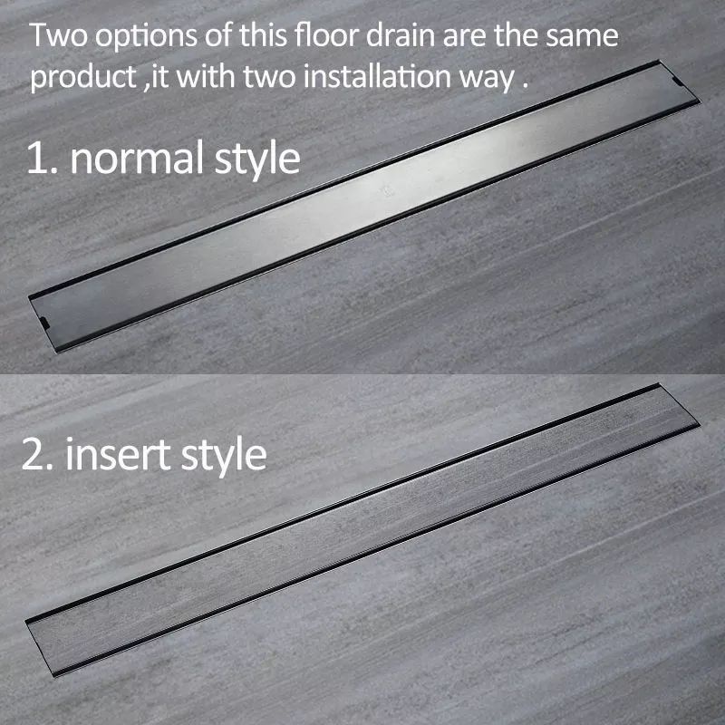 Smart Floor Drain stainless 60cm 80cm 100cm Tipe insert, Saringan Got anti serangga